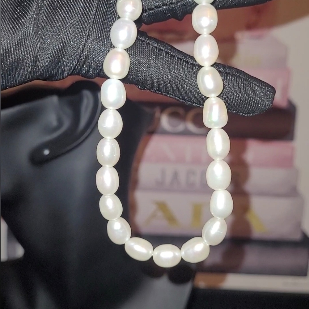 VINTAGE GENUINE PEARL CULTURE ✨️ EUC(ALREADY CLEANED POLISHED)EUC - Picture 8 of 10